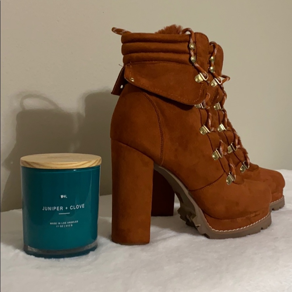 ‼️ Furry Ankle Booties - Picture 3 of 7